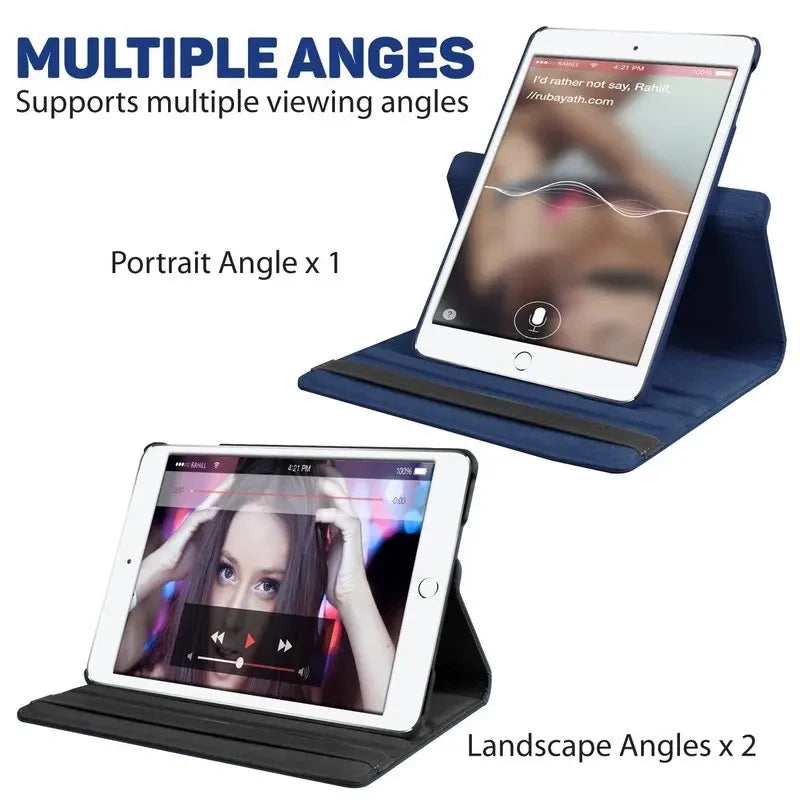 iPad 360° Rotating Case – Smart Magnetic Stand Cover