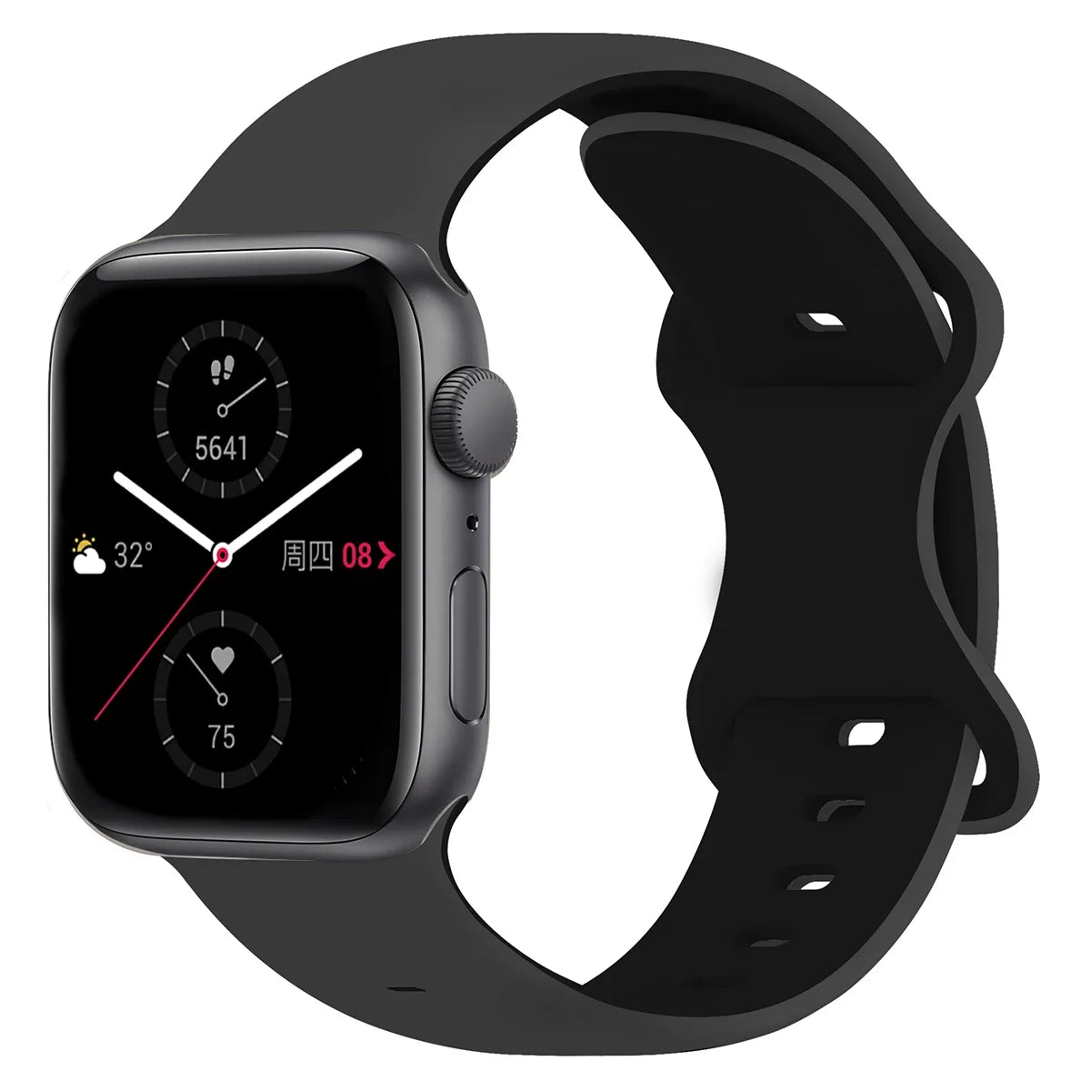 Two-Tone Sports Silicone Strap For Apple Watch