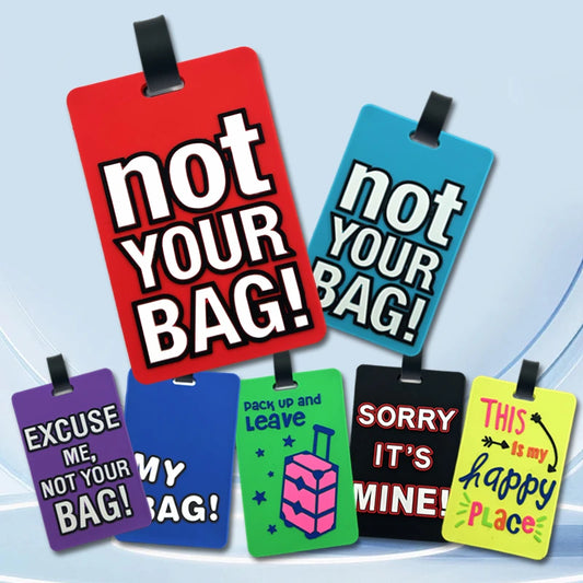 Bright Travel Luggage Tags – Easy Bag Identification