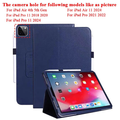 Smart PU Leather iPad Case – Slim, Protective & Stylish