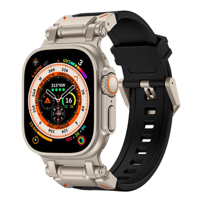 Metal+Silicone Strap For Apple Watch Ultra Band
