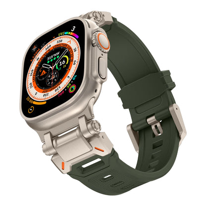 Metal+Silicone Strap For Apple Watch Ultra Band