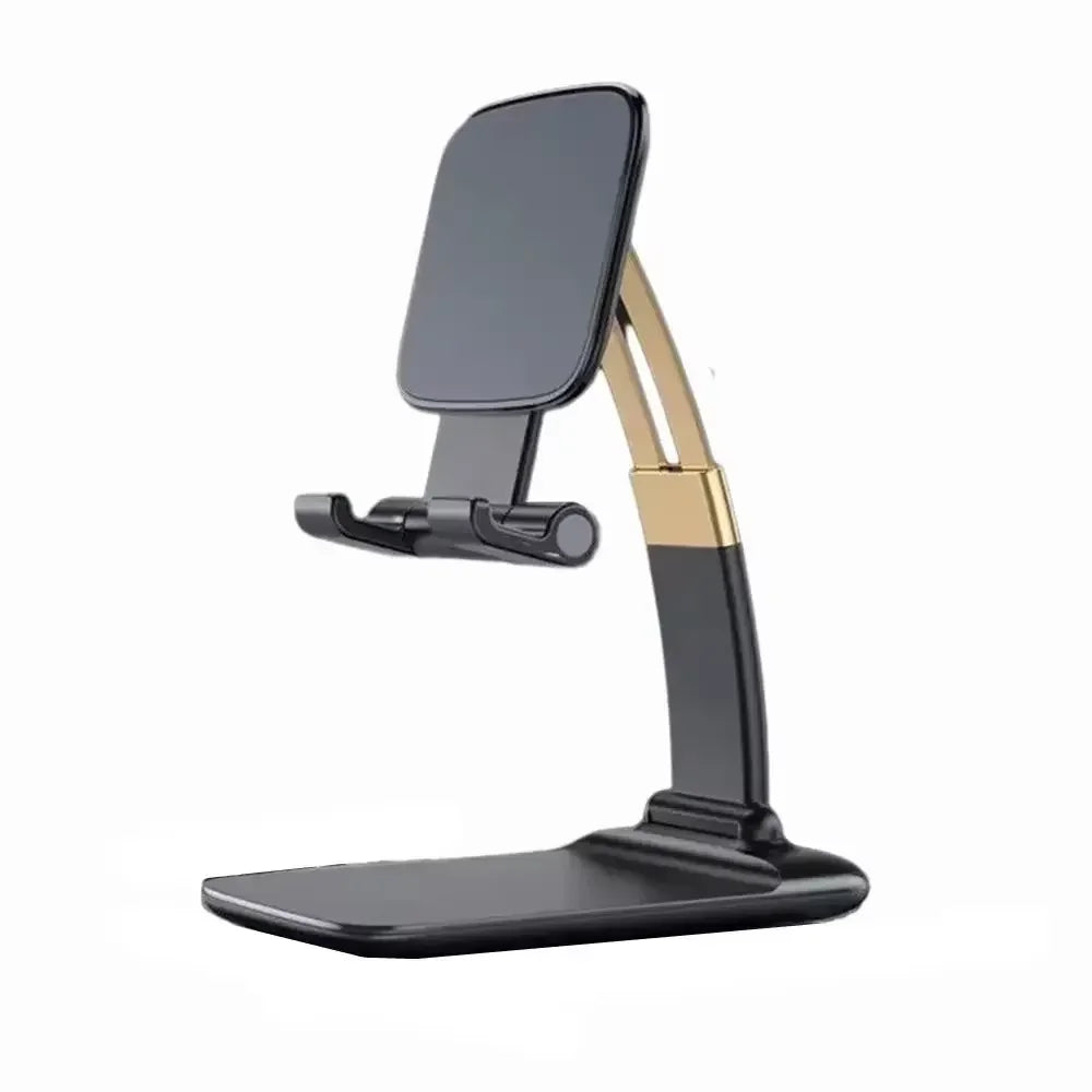 Foldable Desk Phone Stand – Adjustable Desktop Holder for Mobile & Tablet