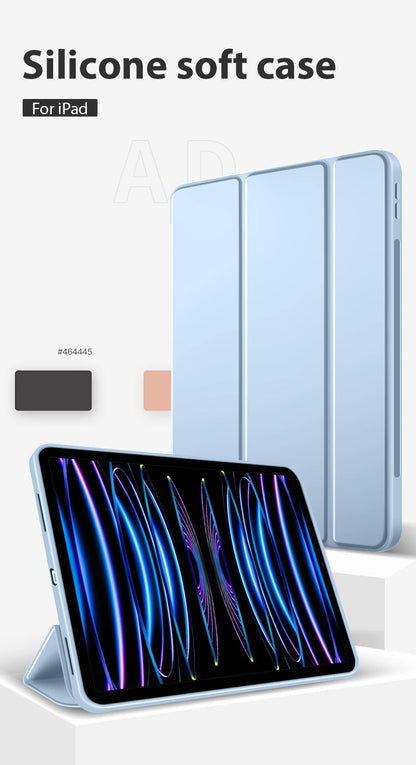 Smart Magnetic iPad Case with Auto Sleep & Adjustable Stand