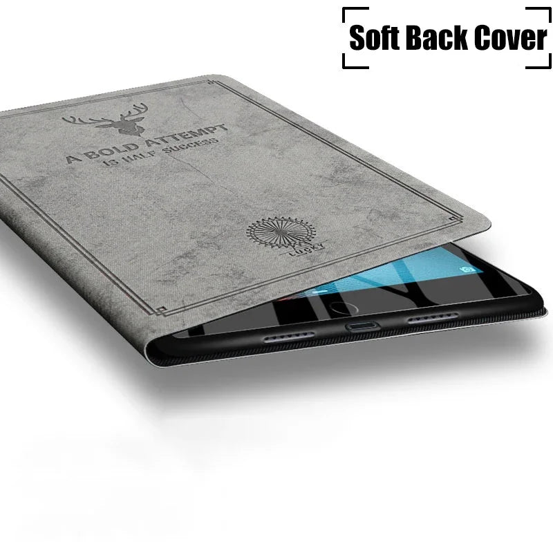 Luxury PU Leather iPad Case – Smart Cover Design
