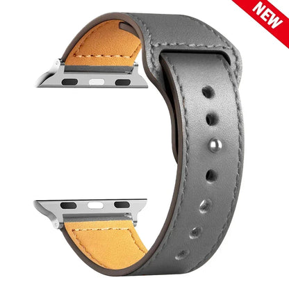 Leather strap For Apple watch band