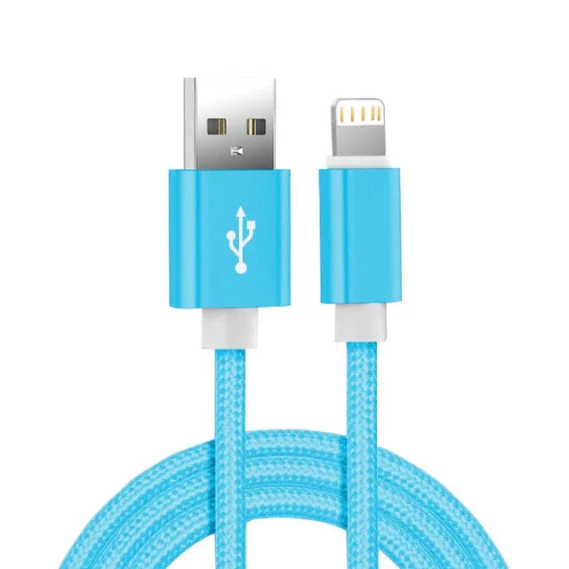 iPhone USB Charging Cable – Braided Nylon Durable Design