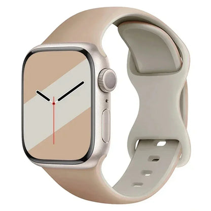 Two-Tone Sports Silicone Strap For Apple Watch