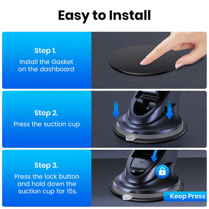 Magnetic Car Phone Holder Mount For Magsafe IPhone15 Pro Max Single-Hand Operation Metal Hook Magnetic Phone Holder for Car