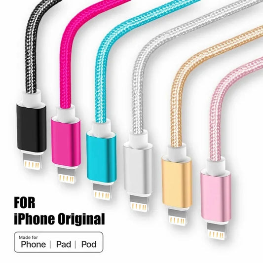 iPhone USB Charging Cable – Braided Nylon Durable Design