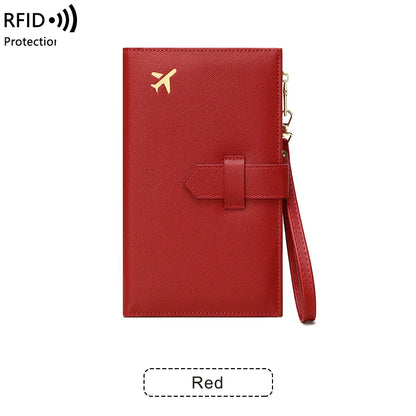RFID Passport Holder – Stylish Travel Wallet for Cards, Boarding Pass & Documents
