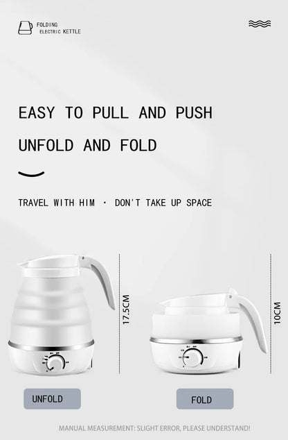 Mini Folding Electric Kettle for Travel & Hotel Use