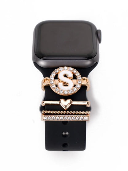 Charms for Apple Watch Band Accessories for Galaxy Watch Series Charm Alphabet Jewelry