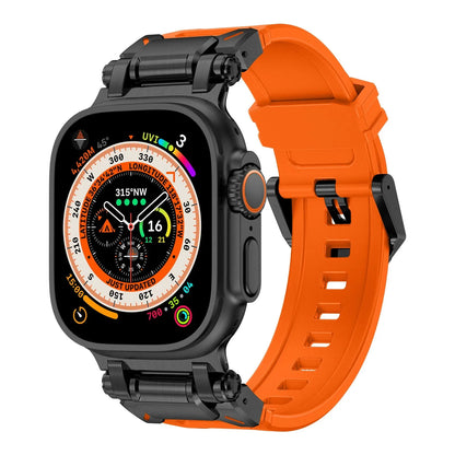 Metal+Silicone Strap For Apple Watch Ultra Band