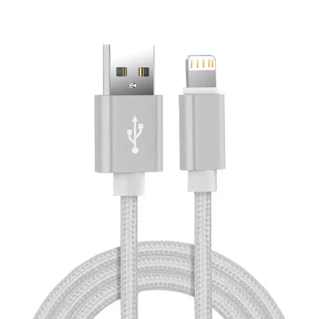 iPhone USB Charging Cable – Braided Nylon Durable Design