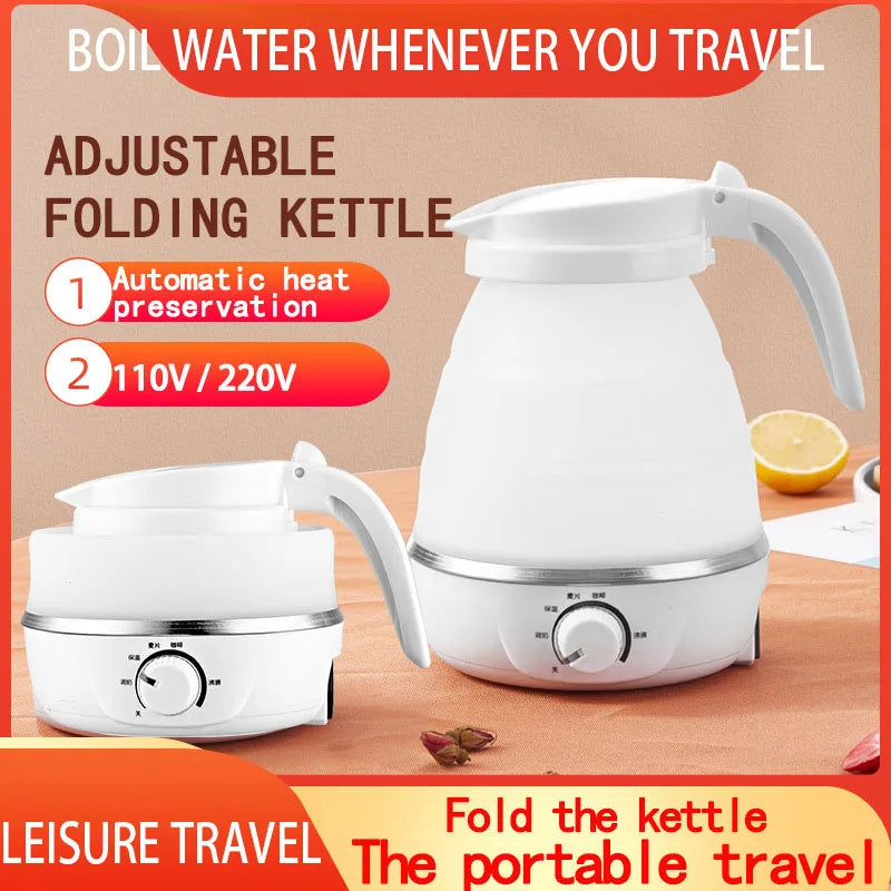Mini Folding Electric Kettle for Travel & Hotel Use