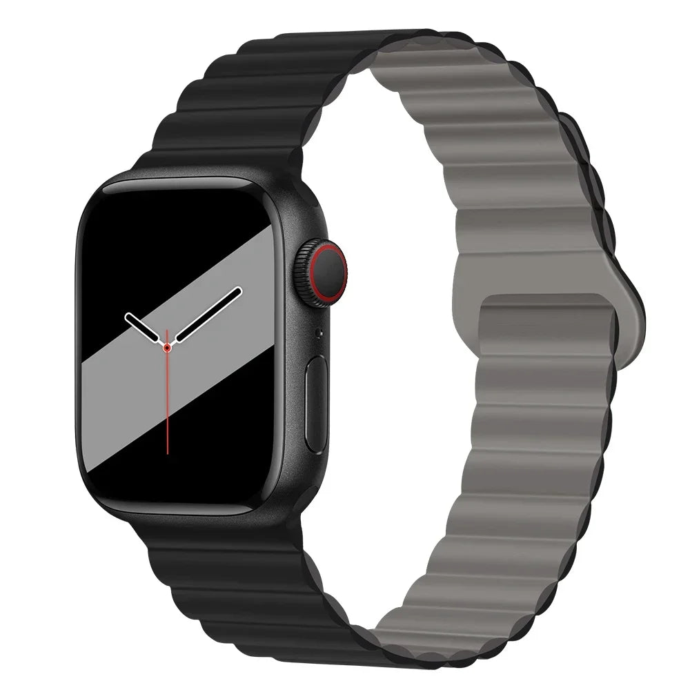 Part 3/3 – Magnetic Silicone Strap for Apple Watch