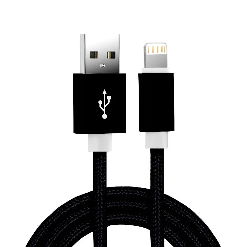 iPhone USB Charging Cable – Braided Nylon Durable Design