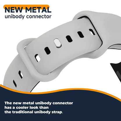 Two-Tone Sports Silicone Strap For Apple Watch