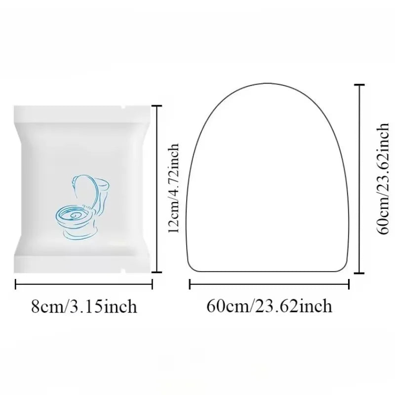 Disposable Toilet Seat Covers – Waterproof Travel Hygiene Protection (Hotel & Public Toilets)