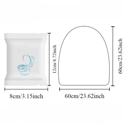 Disposable Toilet Seat Covers – Waterproof Travel Hygiene Protection (Hotel & Public Toilets)