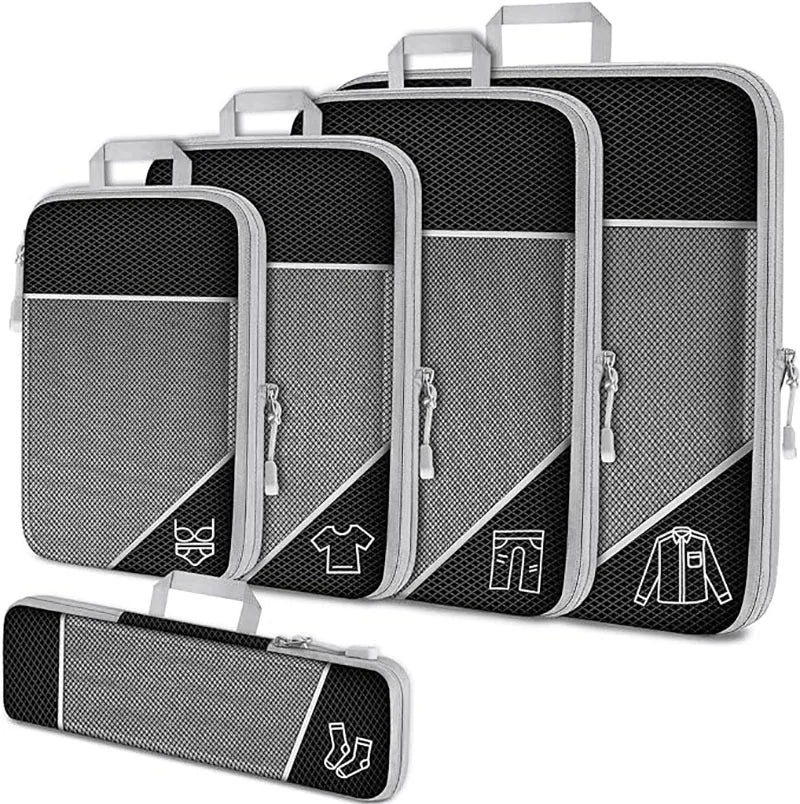 Compressed & Expandable Travel Packing Organizers