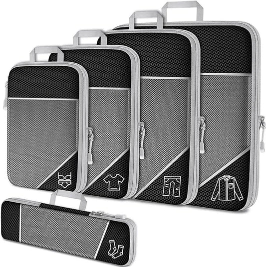 Compressed & Expandable Travel Packing Organizers