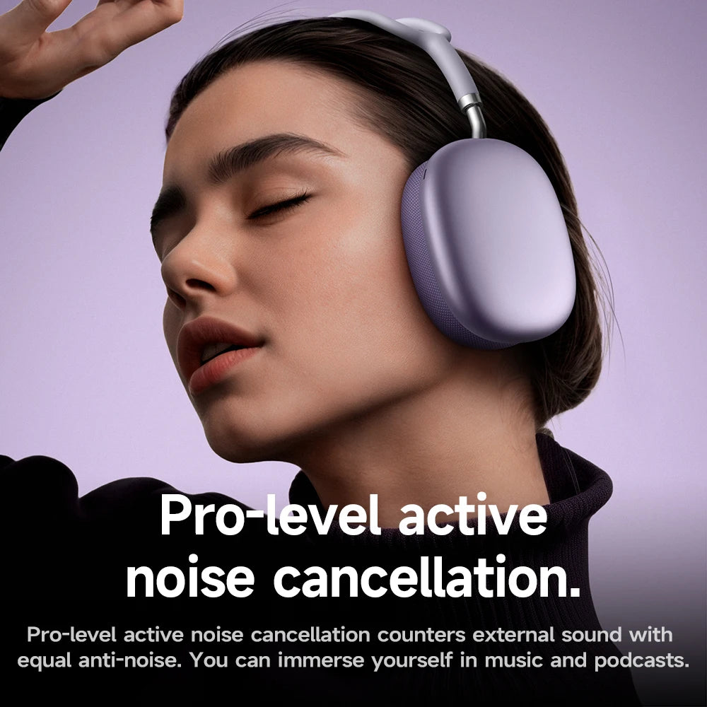 HOCO W65 Plus ANC Wireless Over-Ear Headphones – Noise Cancelling, Hi-Fi Sound