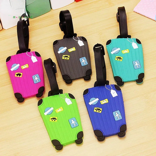 Cute Silicone Luggage Tag – Travel Bag Identifier