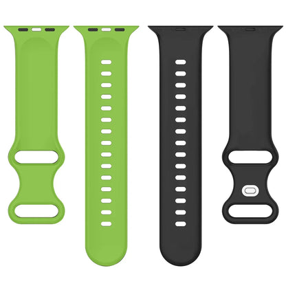 Two-Tone Sports Silicone Strap For Apple Watch