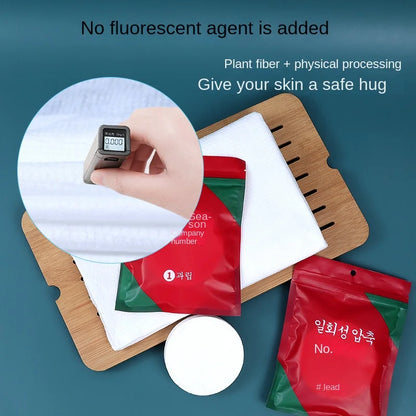 Disposable Compressed Cotton Bath Towel for Travel & Hotel – Large Size 70×140cm