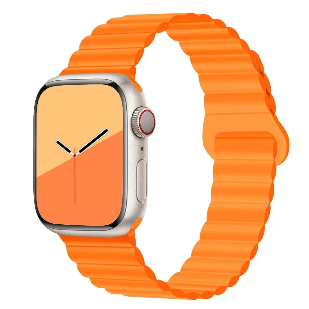 Part 3/3 – Magnetic Silicone Strap for Apple Watch