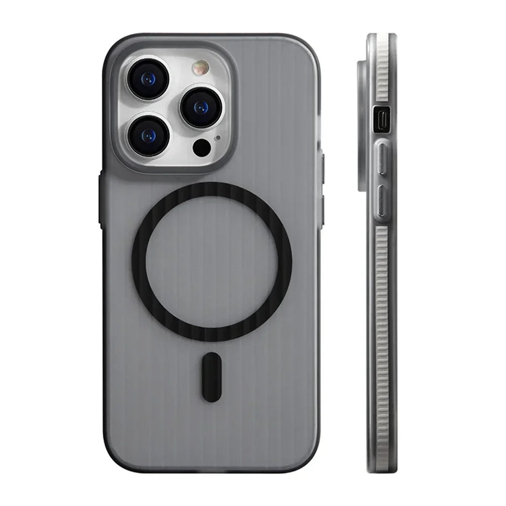 MagSafe Magnetic iPhone Case – Wireless Charging Anti-Slip Matte Cover