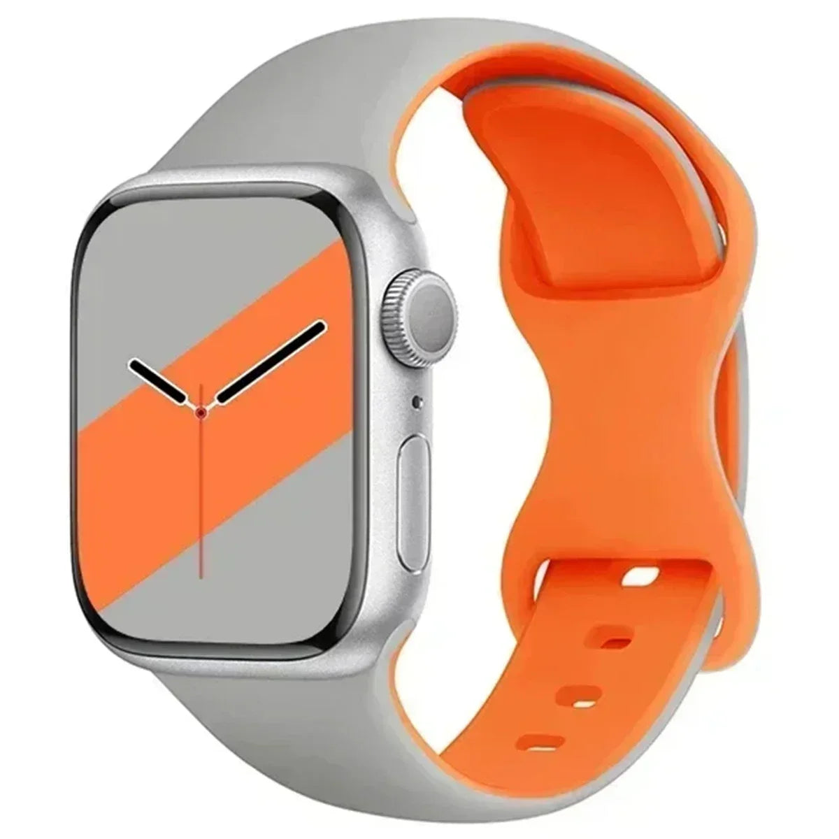 Two-Tone Sports Silicone Strap For Apple Watch