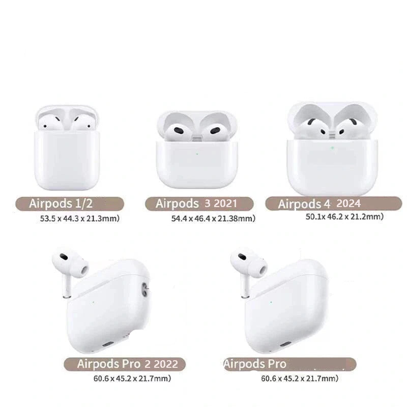 Cute Cartoon Case for AirPods 1/2/3/4 & Pro – Fun Protective Cover