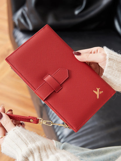 RFID Passport Holder – Stylish Travel Wallet for Cards, Boarding Pass & Documents