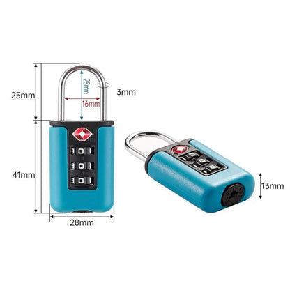 TSA Approved Travel Luggage Lock with 3-Digit Password – Secure Suitcase Lock for Travel Bags
