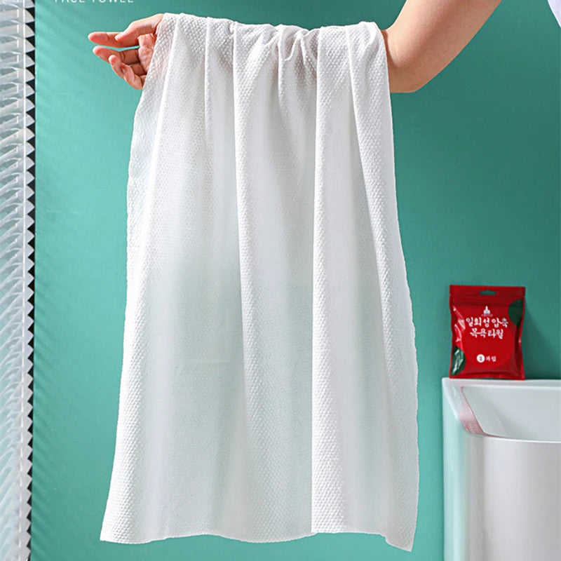 Disposable Compressed Cotton Bath Towel for Travel & Hotel – Large Size 70×140cm