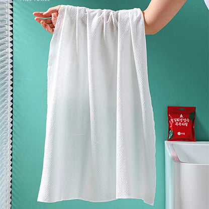 Disposable Compressed Cotton Bath Towel for Travel & Hotel – Large Size 70×140cm