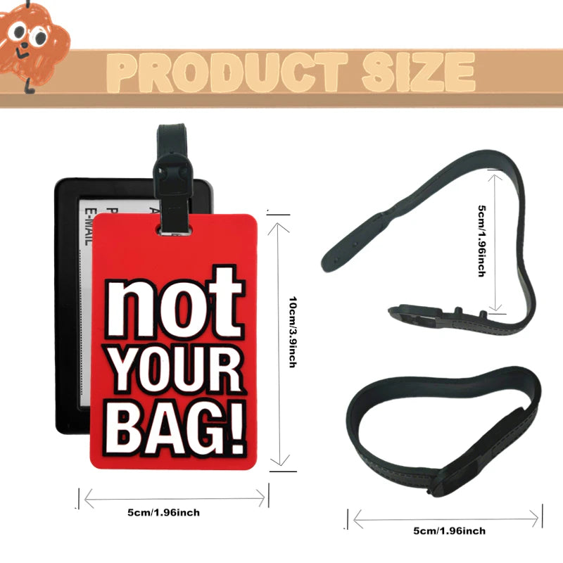 Bright Travel Luggage Tags – Easy Bag Identification