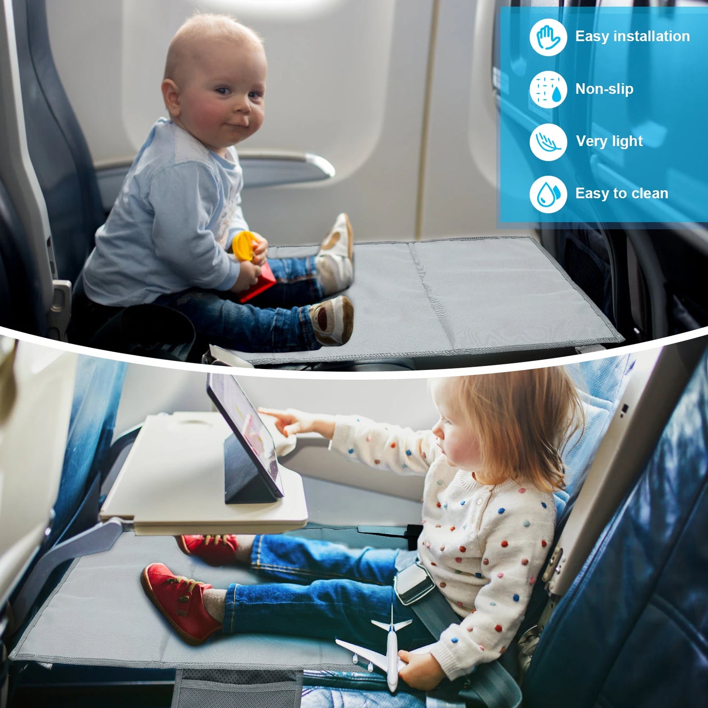 Comfortable Flights for Kids – Airplane Bed Extender
