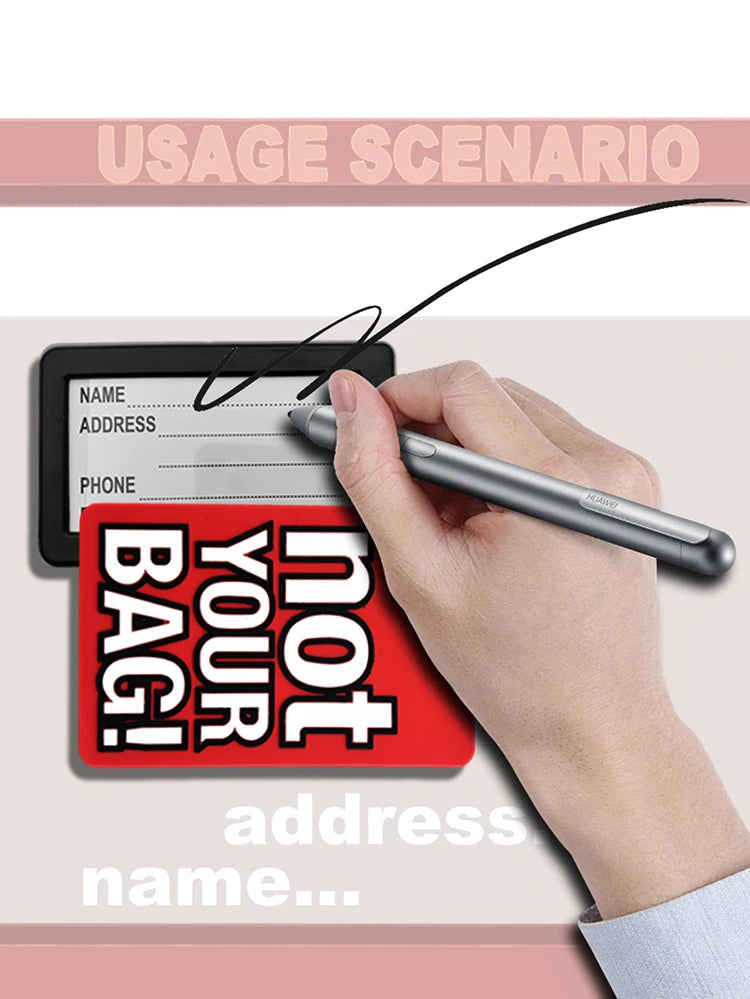Bright Travel Luggage Tags – Easy Bag Identification