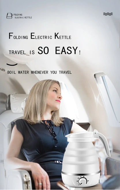 Mini Folding Electric Kettle for Travel & Hotel Use