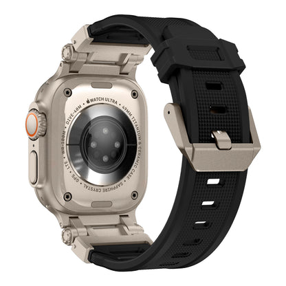 Metal+Silicone Strap For Apple Watch Ultra Band