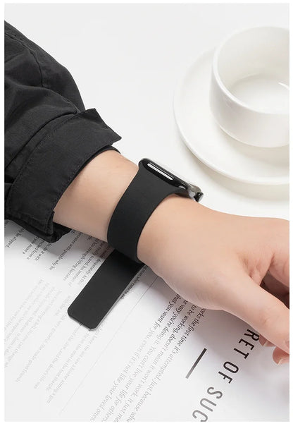 Magnetic Strap For Apple Watch Bands Ultra 2 49mm 44mm 45mm 46mm 42mm 40mm Belt Silicone Bracelet iWatch Series 10 8 7 6 5 9 SE