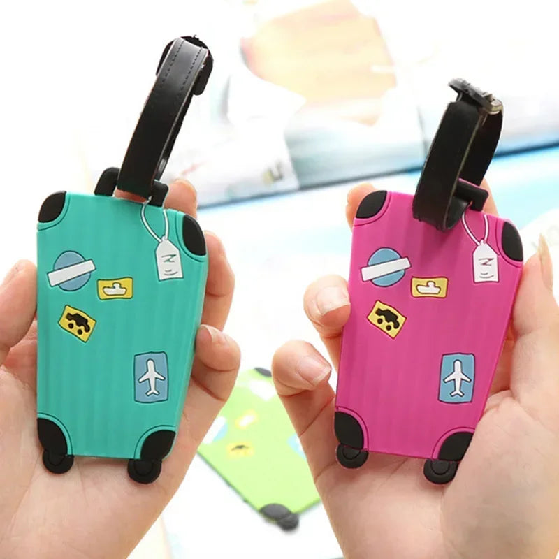 Cute Silicone Luggage Tag – Travel Bag Identifier