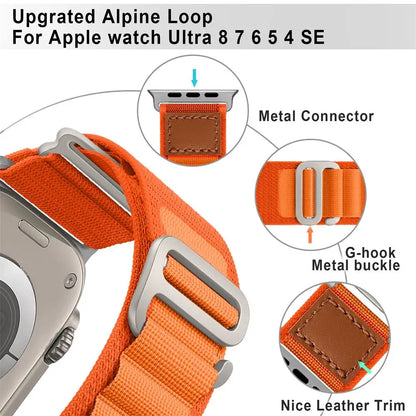 Premium Alpine Loop Band for Apple Watch Ultra | Durable Adventure Strap