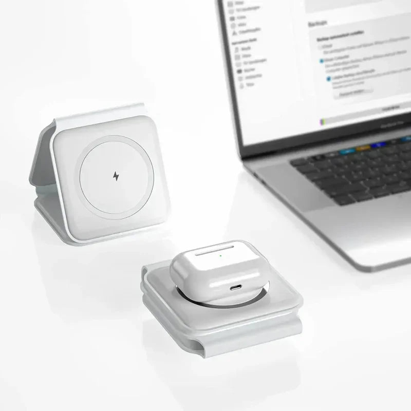 3 in 1 Magnetic Wireless Charger – Fast Charging Stand for iPhone, Apple Watch & AirPods