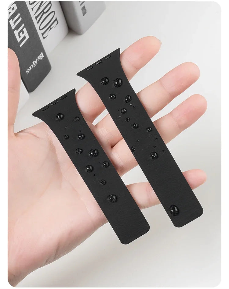 Magnetic Strap For Apple Watch Bands Ultra 2 49mm 44mm 45mm 46mm 42mm 40mm Belt Silicone Bracelet iWatch Series 10 8 7 6 5 9 SE