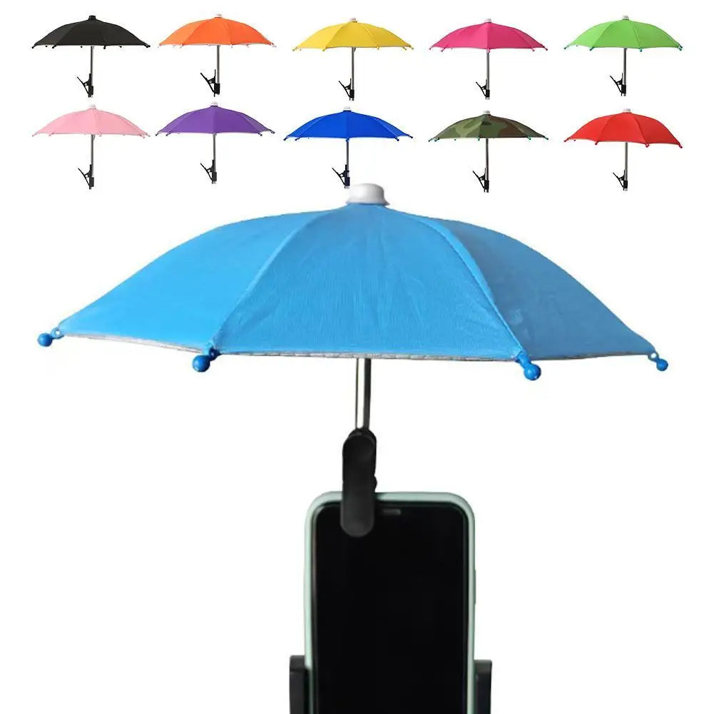 Mini Phone Umbrella – Sun & Rain Protection